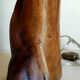 Free-form solid wood pose lamp in 1950s