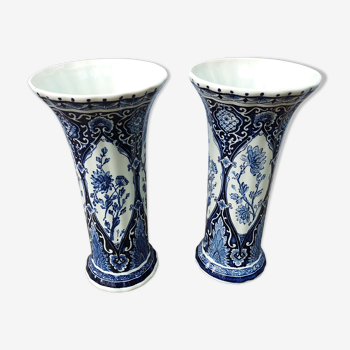 duo of vases delft boch