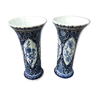 duo of vases delft boch