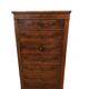 Louis Philippe style mahogany secretary chest.