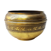 Brass pot cover
