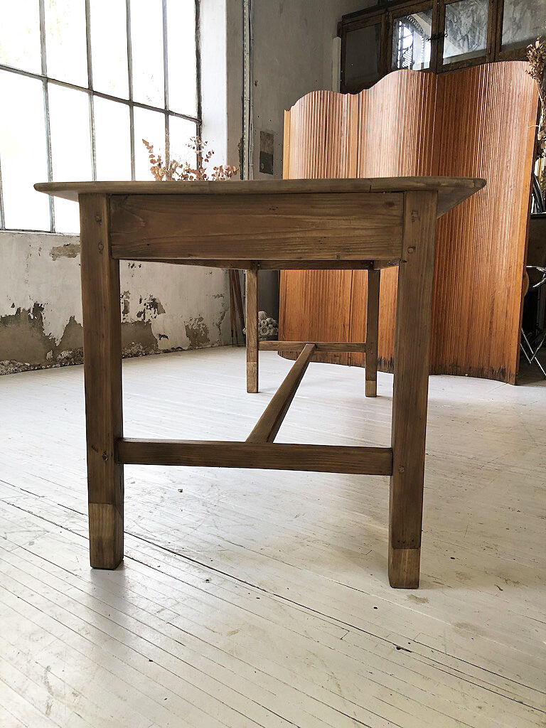 2m pine farm table