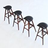 Erik Buch 'OD61' Bar Stools in rosewood Odense Mobler