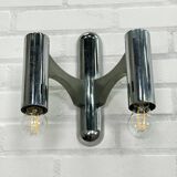 Chrome wall lamps by Sciolari - 2 available