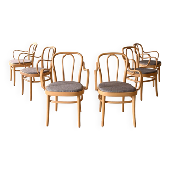 6 chaises de la société Gemla modèle "Wien"
