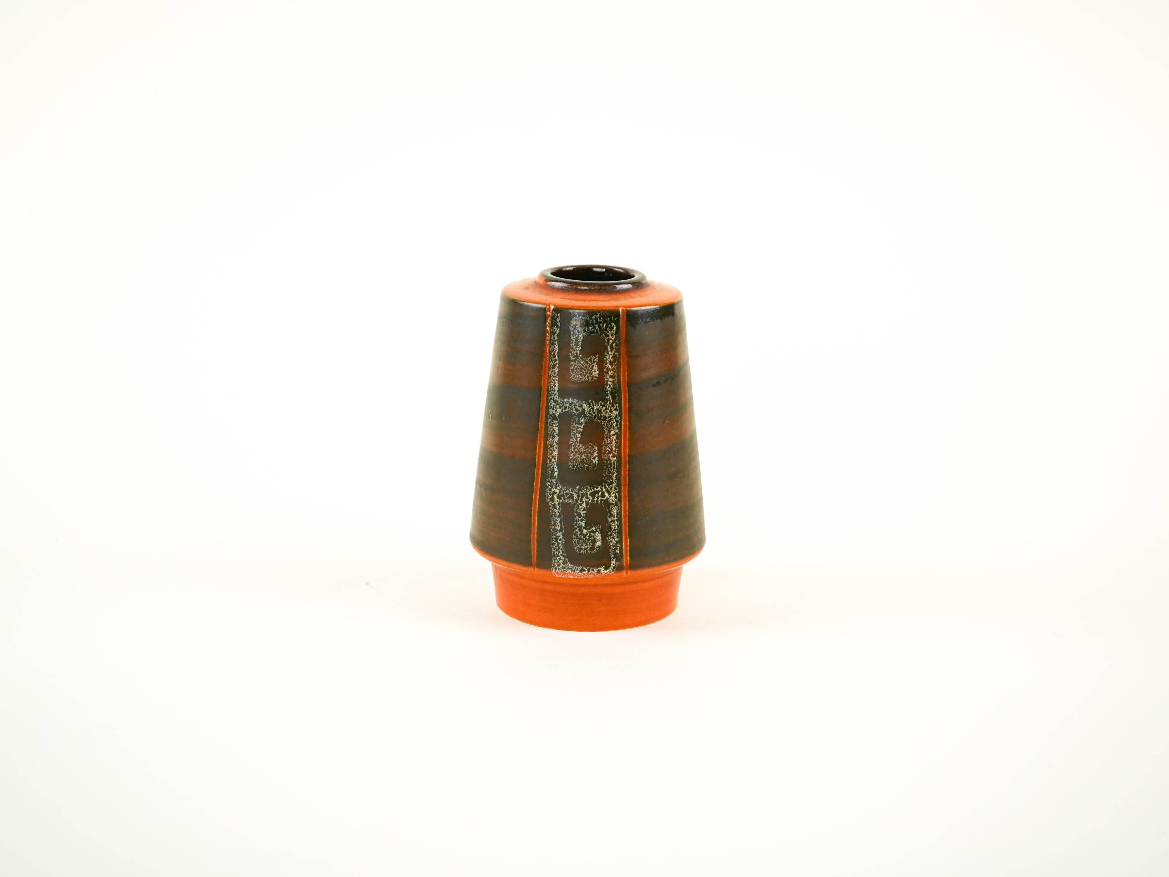 Ceramic vase, German design, 1970s, made in West Germany