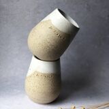 Large customizable ceramic stoneware mug