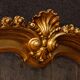 Italian gilded mirror made of wood and plaster 119x117cm