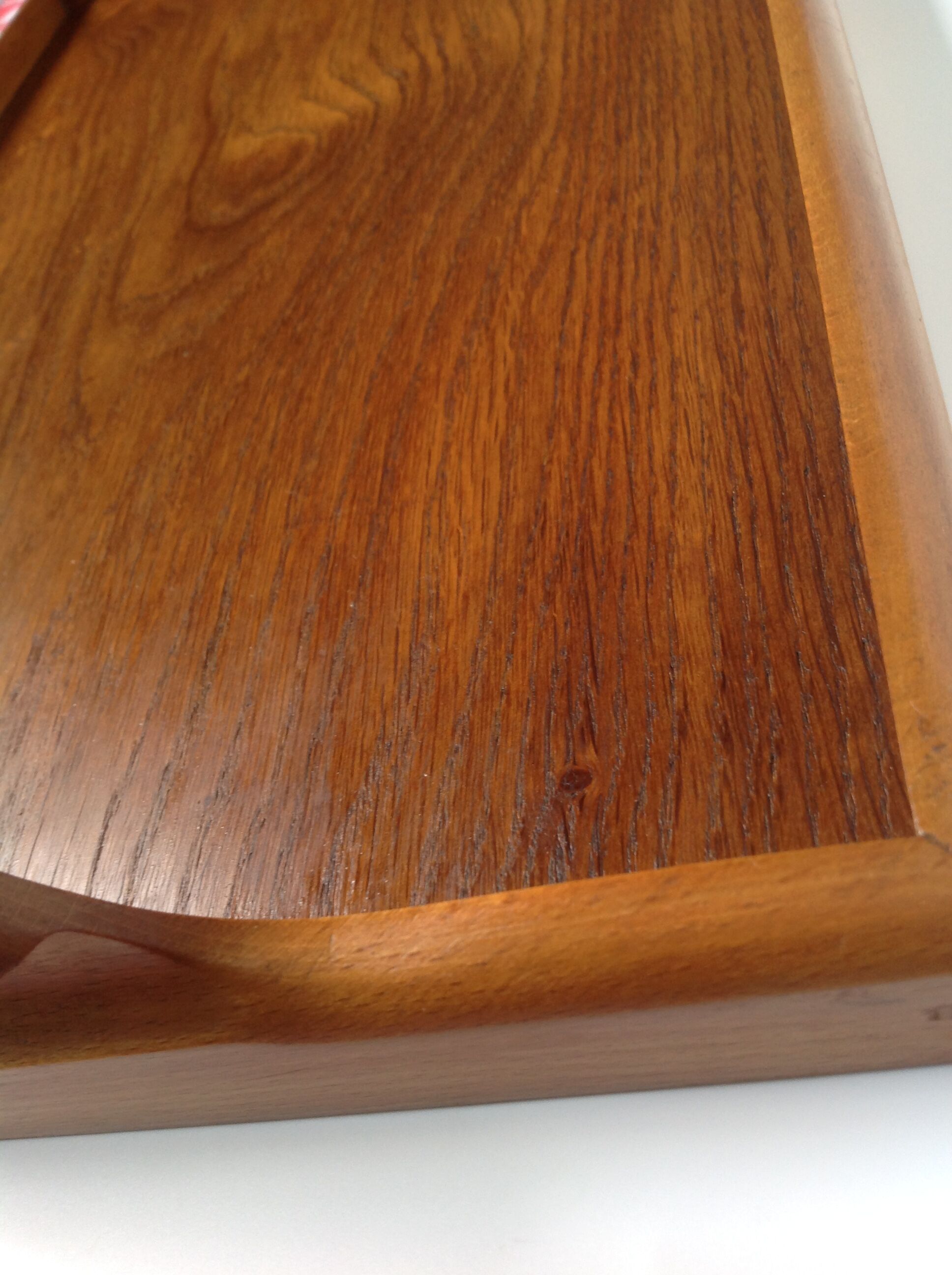 Vintage teak platter