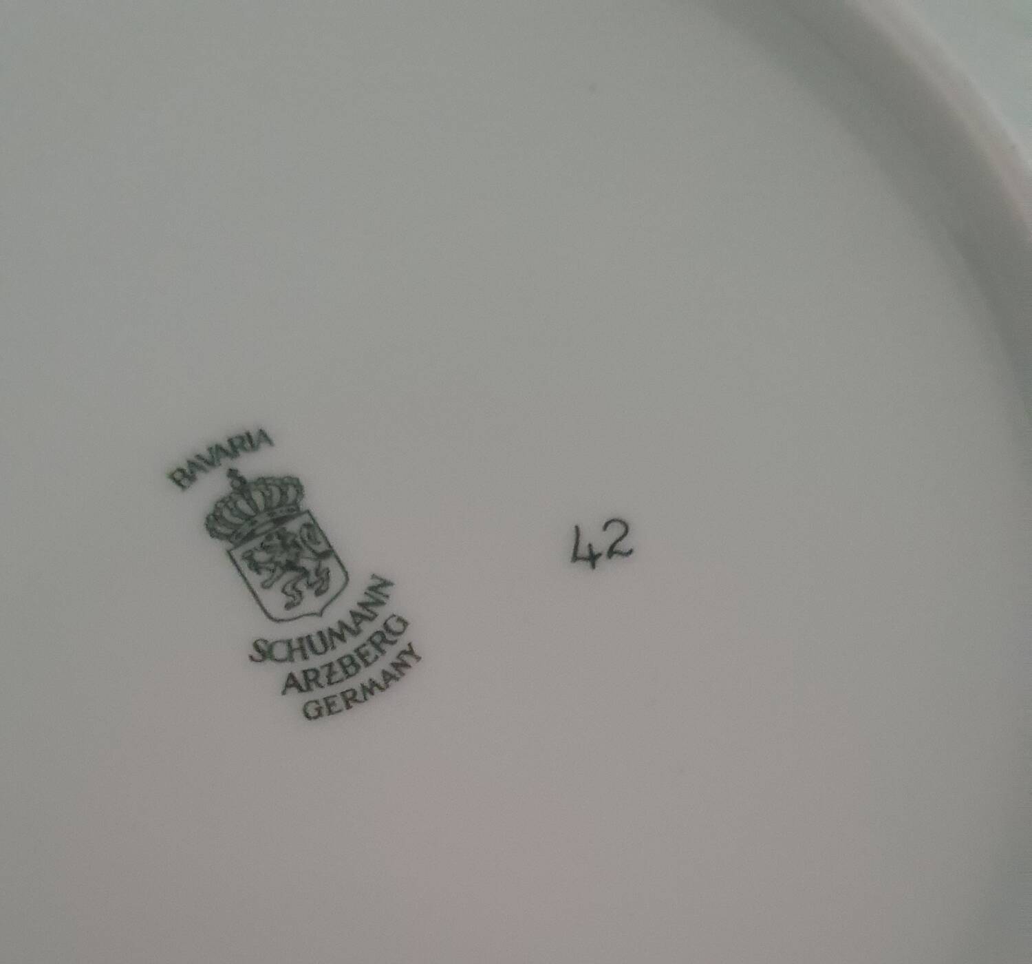 Set of 6 soup plates - Arzberg Earthenware - 1960/70