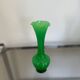 Green opaline single-flower vase – Elegant and decorative