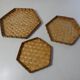 Rattan and bamboo pull-out trays