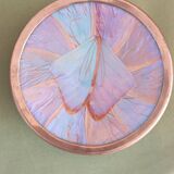 Bowl decorated with butterfly wings
