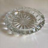 Cendrier en verre ciselé