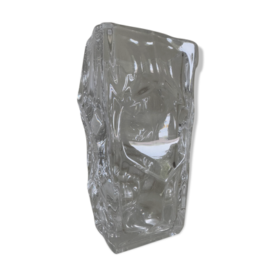 Vase cristal de Sèvres massif années 50