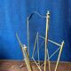 Neoclassical brass magazine rack. Maison Jansen. 1940s.