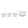 Glass serving set, Italian design, 1970s, made in Italy