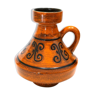 Vase 1970 Germany ilkra orange