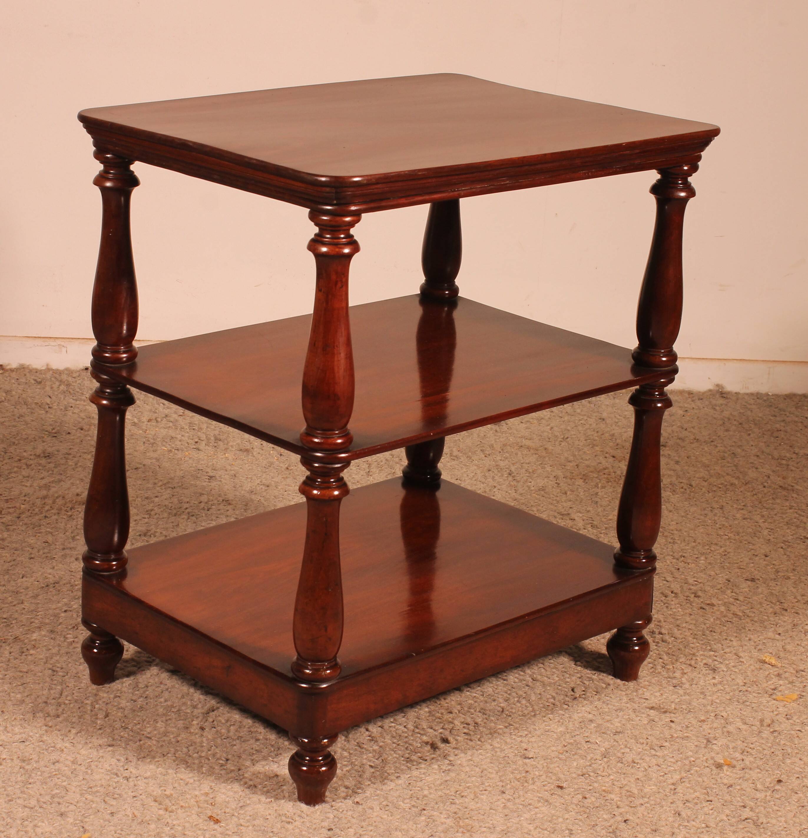 Small mahogany shelf - 19th century