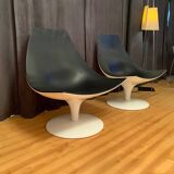 A pair of Moon armchairs by Pietro Arosio, Tacchini, Italy