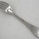 Christofle acier berry, 9 dessert forks, 17 cm in excellent condition.