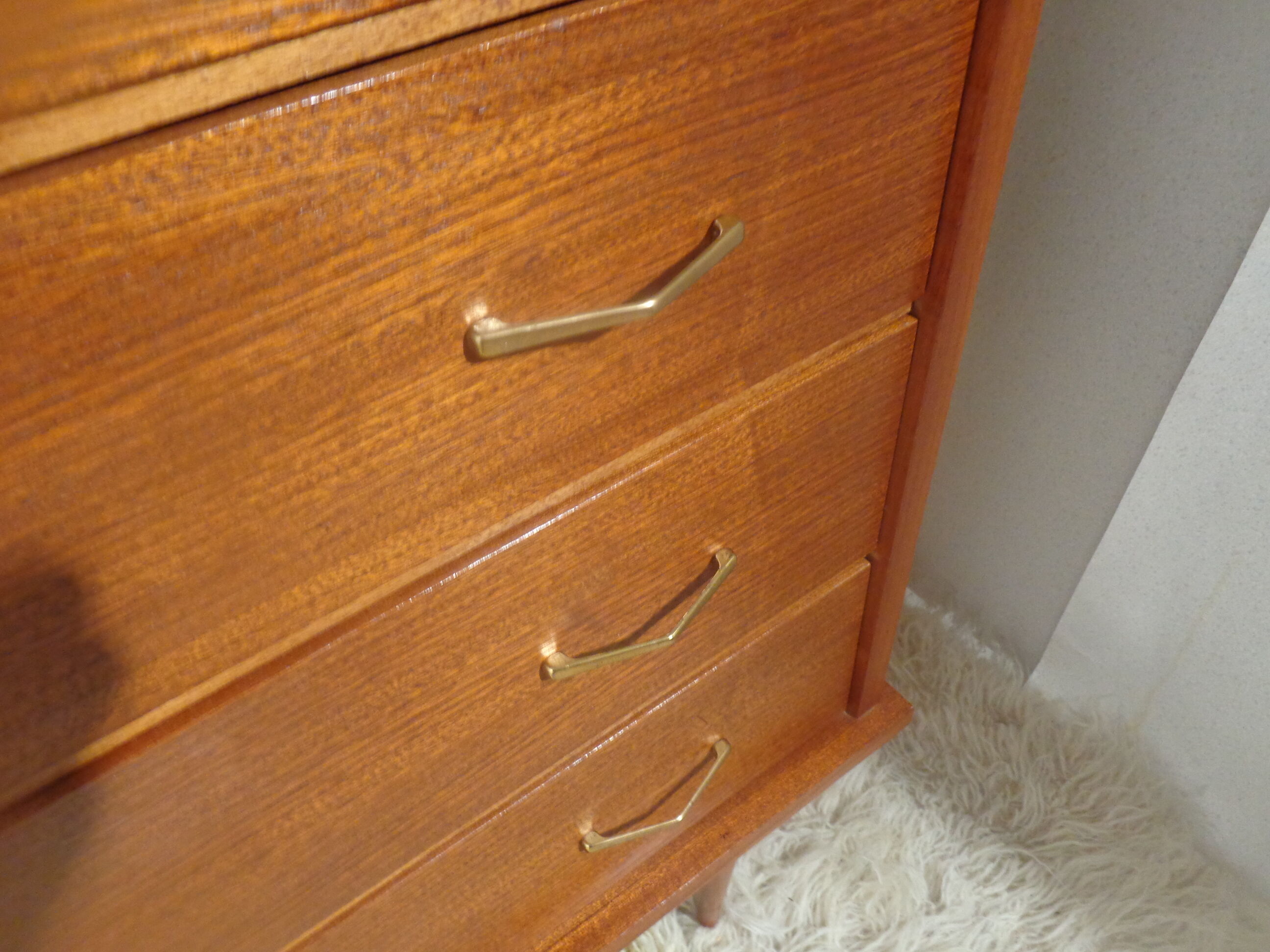 Vintage chest of drawers from the 60s teak