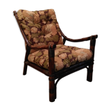 Bamboo armchair years 70