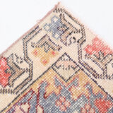 4x7 classic red vintage rug, 126x227cm