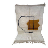 Handmade, multicolored Berber rug in pure wool, size 150 x 250 cm