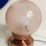 Deveau antique globe table lamp