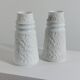 Paire de vases en porcelaine vintage de biscuits par KPM Bavaria
