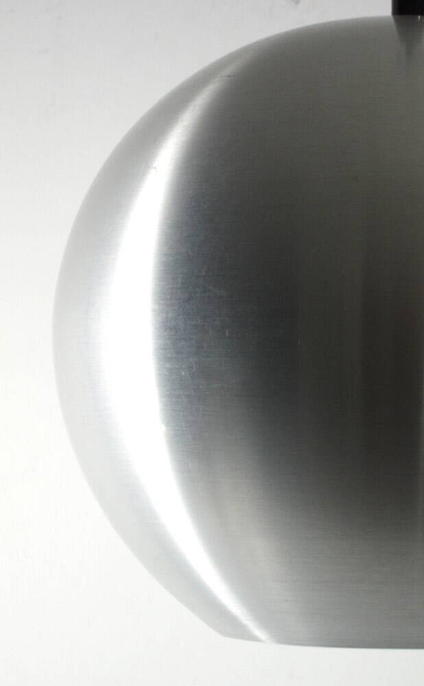 Vintage sixties aluminium ball pendant