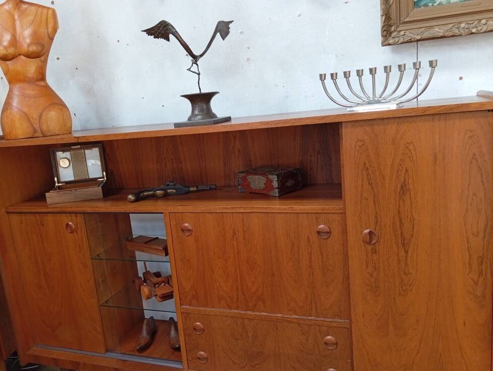 Scandinavian teak sideboard LB 60s