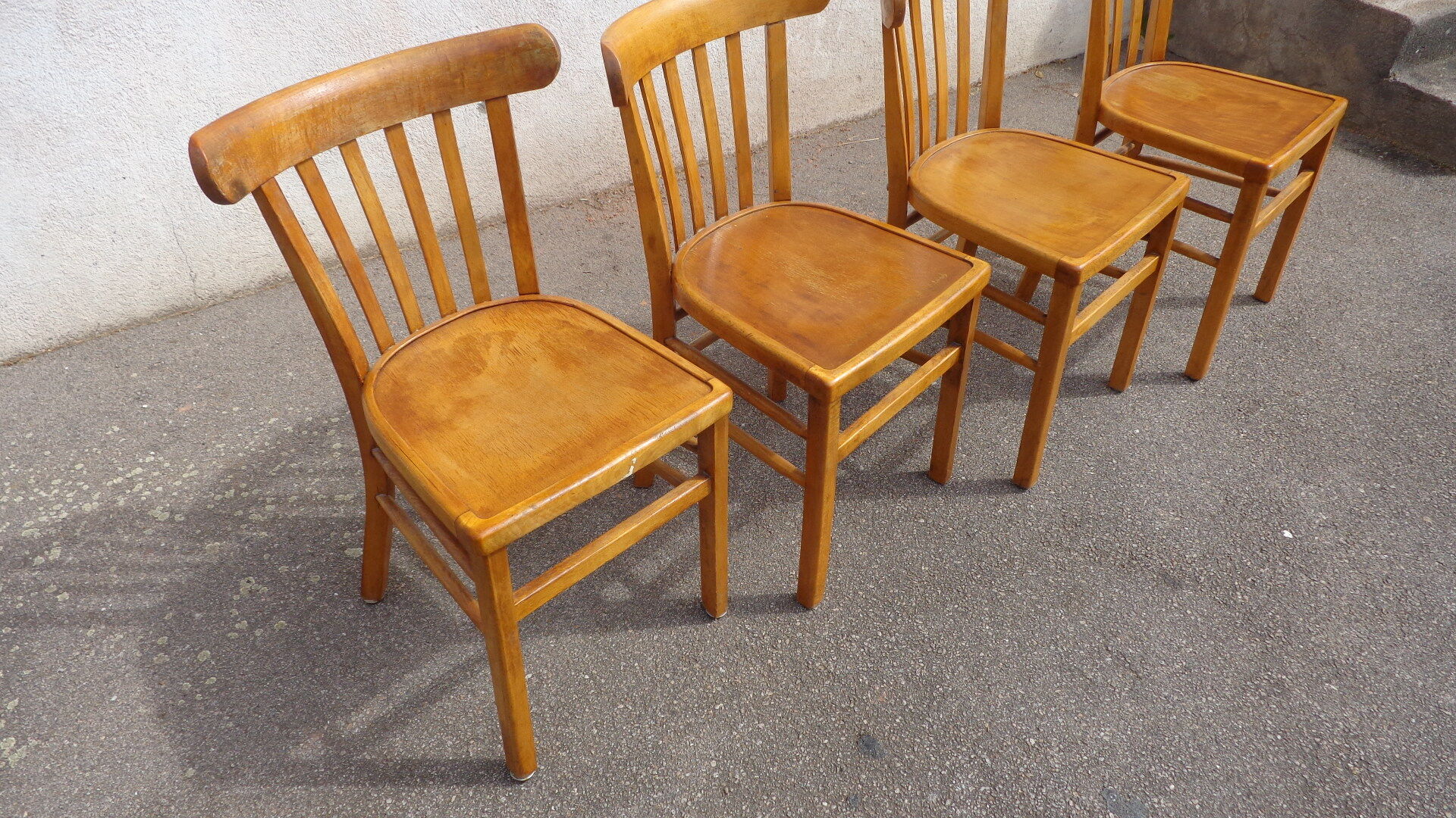 Set of 4 bistro chairs