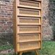 Commode rotin vintage