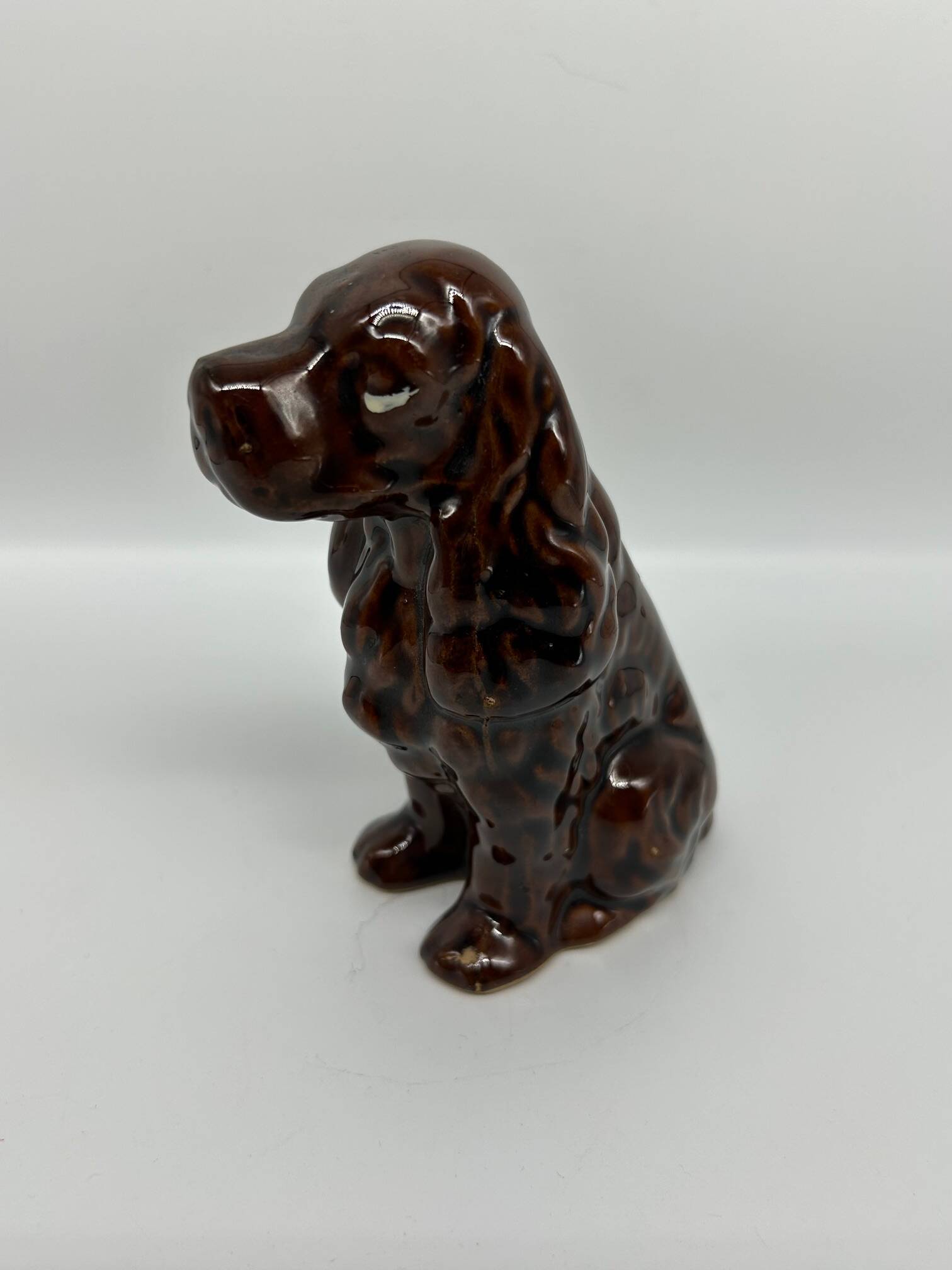 vintage ceramic cocker spaniel dog