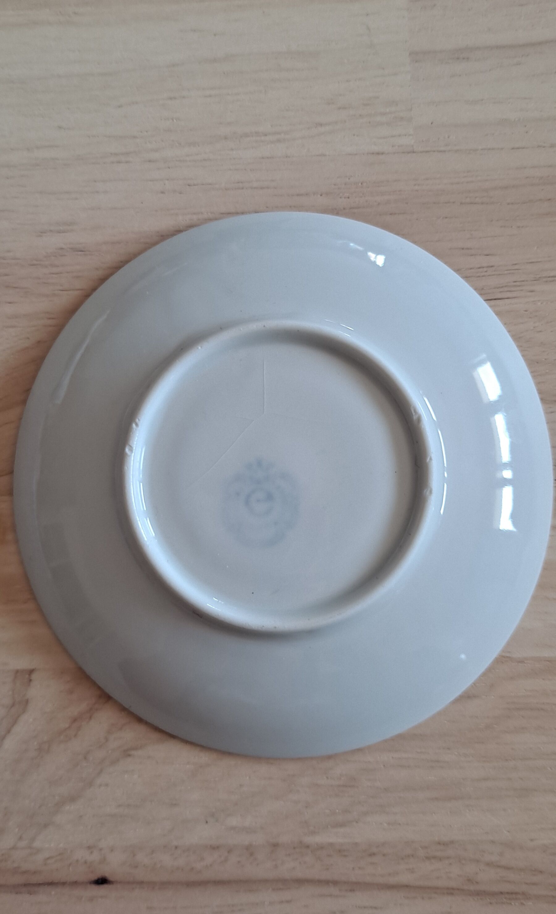 Coupelle porcelaine blanche et fleurs