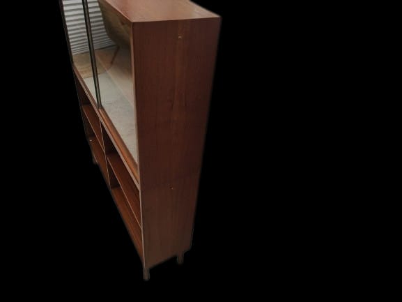 Mid century highboard display cabinet