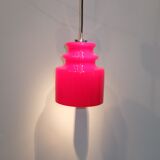 Suspended signed red glass Putzler