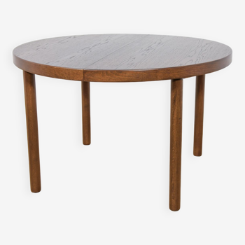 Table à manger en chêne extensible du milieu du siècle par Kai Kristiansen pour Feldballes Furniture Factory, années 1960