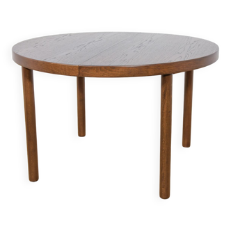 Mid-Century  Extendable Oak Dining Table by Kai Kristiansen for Feldballes Furniture Factory, 1960s