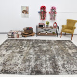 8x11 distressed antique vintage rug 333x230cm