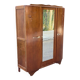 Art Deco wardrobe with mirrored door 145cm