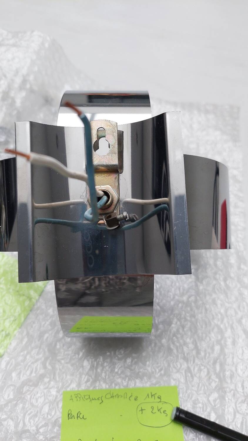 PAIR OF CHROME WALL LIGHTS