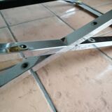 Coffee table smoked glass 70s