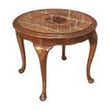 Coffee table in cannage