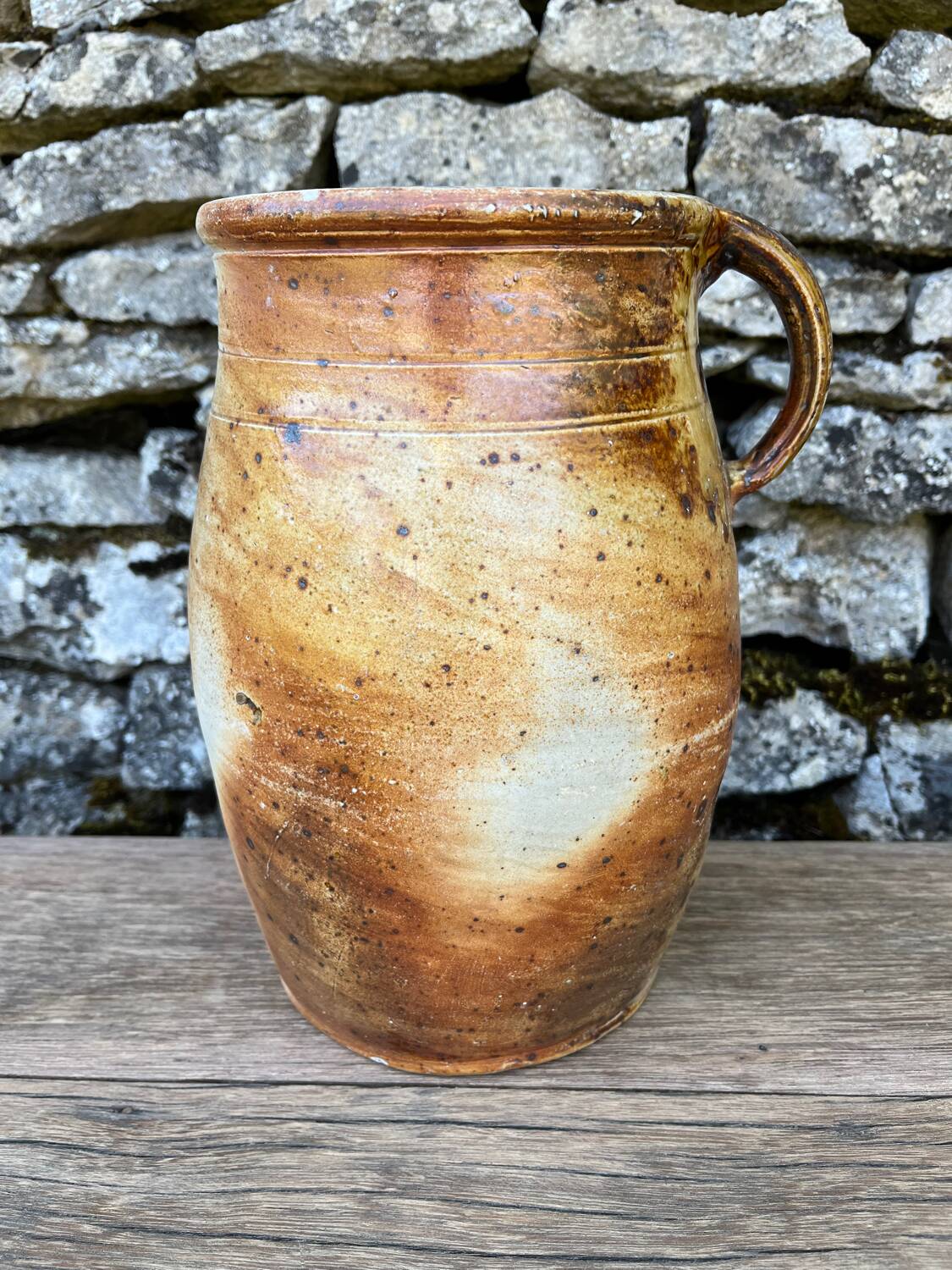 Jar, stoneware jug