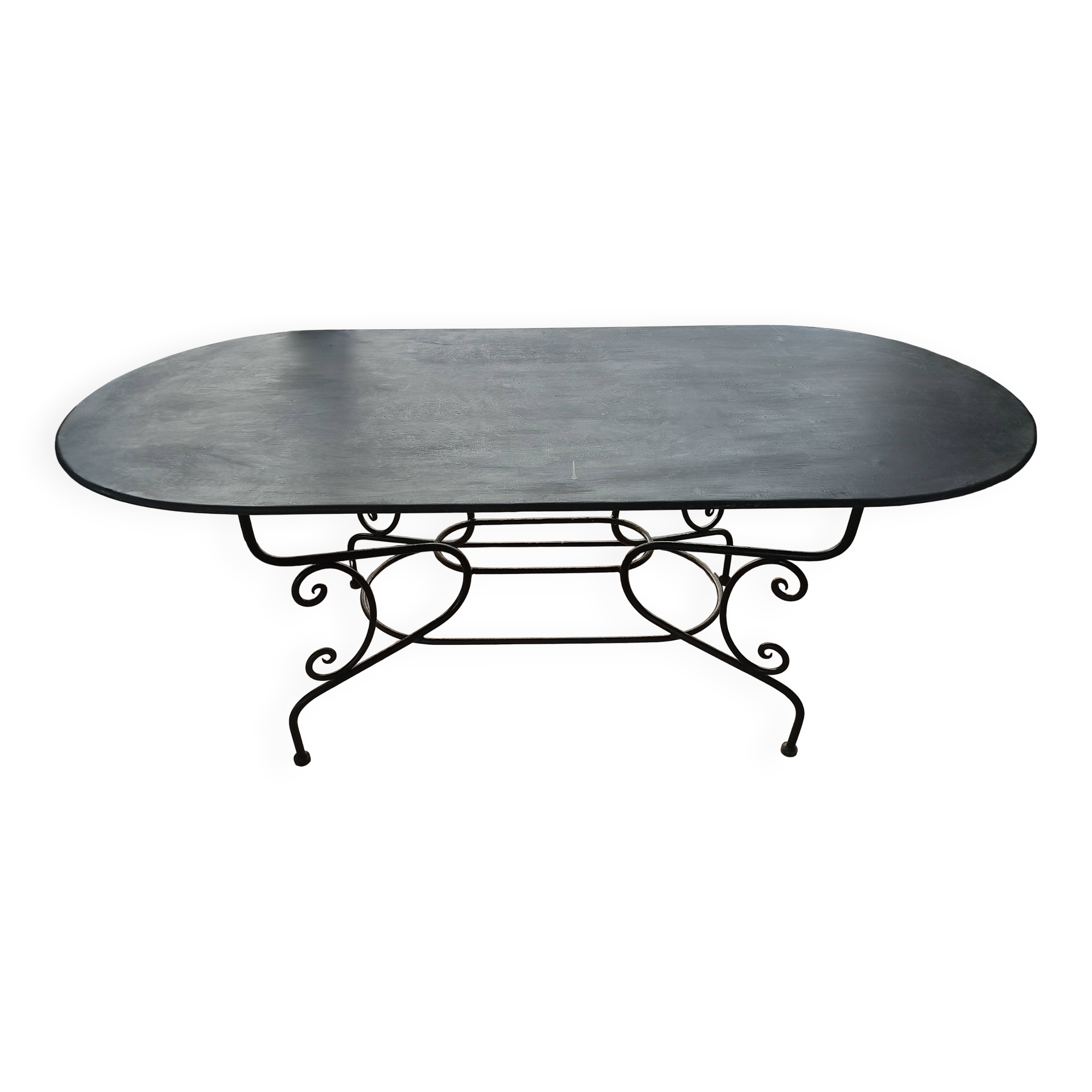 Table de jardin en métal