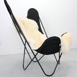 BKF Butterfly Chair by Jorge Hardoy-Ferrari for Knoll, 1960s incl. Sheepskin
