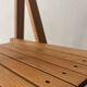 wooden folding chair by Aldo Jacober, design 1960/1970